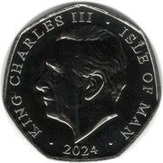 50 Pence - Charles III D-Day French Resistance obverse image