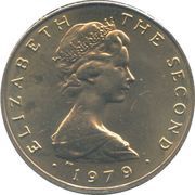 1 Pound - Elizabeth II 2nd portrait obverse image