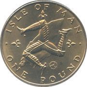 1 Pound - Elizabeth II 2nd portrait reverse image
