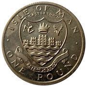 1 Pound - Elizabeth II Castletown reverse image