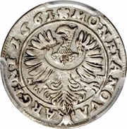 3 Kreuzers - Georg III, Bohemia, 1659-1662 reverse image