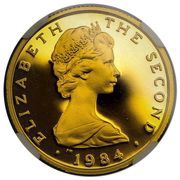 1 Pound - Elizabeth II Castletown; Gold Proof Piedorf obverse image