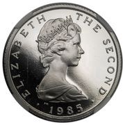 1 Pound - Elizabeth II Ramsey; 2nd Portrait; Platinum Proof obverse image