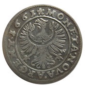 3 Kreuzers - Christian, Bohemia, 1659-1668 reverse image