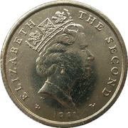 1 Pound - Elizabeth II 3rd portrait obverse image