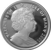 1 Crown - Elizabeth II Roald Amundsen; Silver obverse image