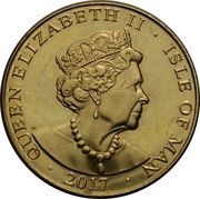 1 Pound - Elizabeth II 5th portrait obverse image