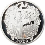 1 Sovereign - Elizabeth II VE Day, United Kingdom, 2020 reverse image