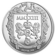 1 Sovereign - Charles III Coronation, United Kingdom, 2023 reverse image