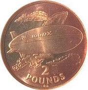 2 Pounds - Elizabeth II Dirigible reverse image