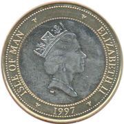 2 Pounds - Elizabeth II 3rd portrait; small head obverse image