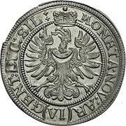 6 Kreuzers - Louise, Bohemia, 1673 reverse image