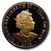 2 Pounds - Elizabeth II Prince Henry Royal Wedding; Gold Proof obverse image