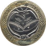 2 Pounds - Elizabeth II Prince Henry Royal Wedding, United Kingdom, 2018 reverse image