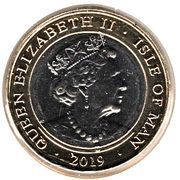 2 Pounds - Elizabeth II D-Day - Churchill obverse image