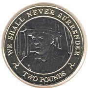 2 Pounds - Elizabeth II D-Day - Churchill, United Kingdom, 2019 reverse image