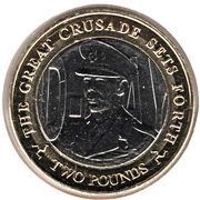 2 Pounds - Elizabeth II D-Day - King George VI, United Kingdom, 2019 reverse image