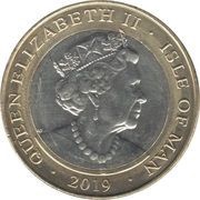 2 Pounds - Elizabeth II Steve Hislop - 11 TT Wins obverse image