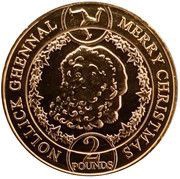2 Pounds - Elizabeth II Father Christmas, United Kingdom, 2019 reverse image