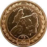 2 Pounds - Elizabeth II Steve Hislop - Rotary Norton, United Kingdom, 2019 reverse image
