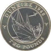 2 Pounds Dunkirk II, United Kingdom, 2020 reverse image