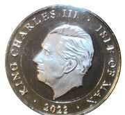 2 Pounds - Charles III Manx Grand Prix obverse image