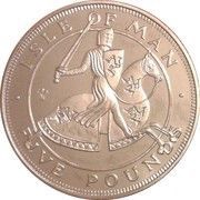 5 Pounds - Elizabeth II 3rd portrait reverse image