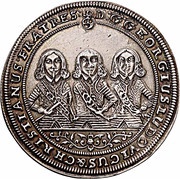 ¼ Thaler - Georg III, Ludwig IV and Christian obverse image