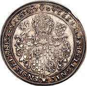 ¼ Thaler - Georg III, Ludwig IV and Christian, Bohemia, 1653-1659 reverse image