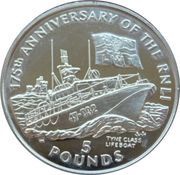 5 Pounds - Elizabeth II R.N.L.I. reverse image