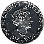 1 Crown - Elizabeth II 65th Anniversary of Accession obverse image