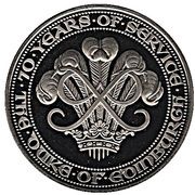 1 Crown - Elizabeth II Duke of Edinburgh, United Kingdom, 2017 reverse image