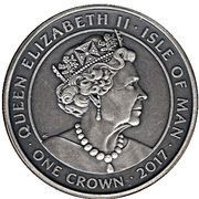 1 Crown - Elizabeth II Battle of Hafrsfjord obverse image