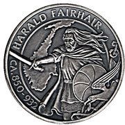 1 Crown - Elizabeth II Harald Fairhair, United Kingdom, 2017 reverse image