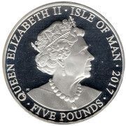 5 Pounds - Elizabeth II 65th Anniversary of Accession obverse image