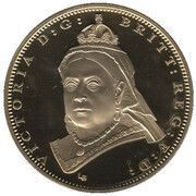 1 Crown - Elizabeth II Victoria - Jubilee Portrait, United Kingdom, 2019 reverse image