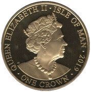 1 Crown - Elizabeth II Victoria - Veiled Portrait obverse image
