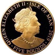 5 Pounds - Elizabeth II Moon Landing obverse image