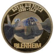 1 Crown - Elizabeth II RAF - Blenheim, United Kingdom, 2020 reverse image
