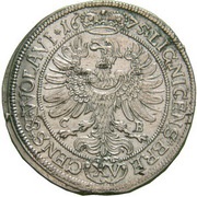 15 Kreuzers - Georg Wilhelm, Bohemia, 1675 reverse image