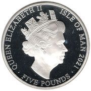 5 Pounds - Elizabeth II 95th Birthday; Silver proof obverse image
