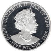 5 Pounds - Elizabeth II Platinum Jubilee; Silver proof obverse image