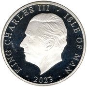 5 Pounds - Charles III Coronation; Silver Proof obverse image