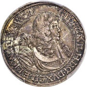¼ Thaler - Georg Wilhelm Death of Georg Wilhelm obverse image