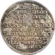 ¼ Thaler - Georg Wilhelm Death of Georg Wilhelm, Bohemia, 1675 reverse image