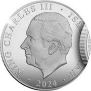 5 Pounds - Charles III D-Day; Silver Proof obverse image