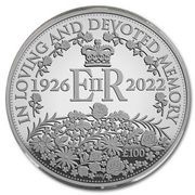 100 Pounds - Charles III Queen Elizabeth II, United Kingdom, 2023 reverse image