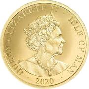 1⁄64 Noble - Elizabeth II Longboat with four birds; Gold obverse image