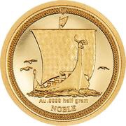 1⁄64 Noble - Charles III Longboat, Gold reverse image