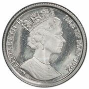 1⁄20 Noble - Elizabeth II Longboat obverse image